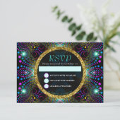 ボヘミアンプリンセス Pretty Bat Mitzvah RSVP カード (スタンド正面)