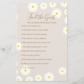 ボヘミアンホワイトデイジーフローラザゲスト (正面)