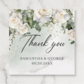 ボヘミアンホワイトローズ&ユーカリプタスグリーン フェイバータグ (裏面)