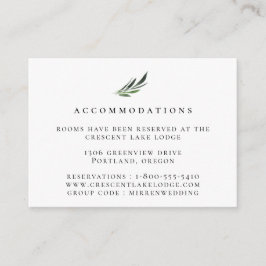 ボヘミアンボタニカルブランチ結婚ズ宿泊施設 エンクロージャーカード