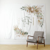 ボヘミアンボホベイビーシャワーデコバックドロップ タペストリー (インサイチュ(横))