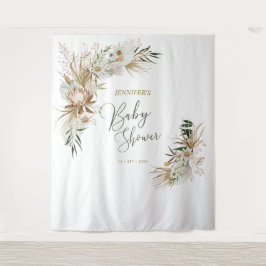 ボヘミアンボホベイビーシャワーデコバックドロップ タペストリー