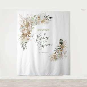ボヘミアンボホベイビーシャワーデコバックドロップ タペストリー