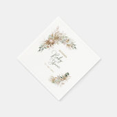 ボヘミアンボホベイビーシャワーデコーナプキンズ スタンダードカクテルナプキン (角)