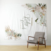 ボヘミアンボホベイビーブランチデコレーションバックドロップ タペストリー (インサイチュ(横))