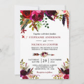 ボヘミアンボホボルドフローラ 招待状 (正面)