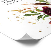 ボヘミアンボホマルサラピンクフローラ座席表 ポスター (角)