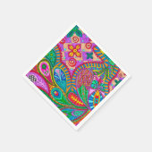 ボヘミアンボホモダン模様 スタンダードカクテルナプキン (角)