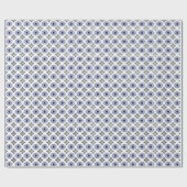 ボヘミアンボホ抽象芸術アステカスタイルパターンザアイ ラッピングペーパー (フラット)