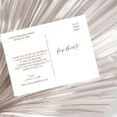 ボヘミアンボホ秋パンパ結婚スの感謝 ポストカード