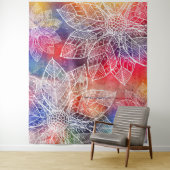 ボヘミアンマンダラフラワーウォーター色 タペストリー (インサイチュ)