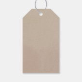 ボヘミアンミューテッド秋の花のブライダルシャワー ギフトタグ (裏面)