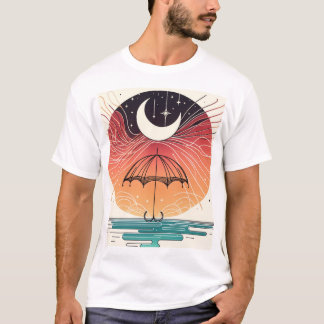 ボヘミアンムーン&魔法雨 Tシャツ