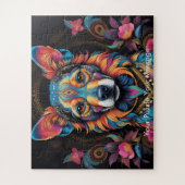 ボヘミアンモザイク絵を描ド陛下 ジグソーパズル (縦)