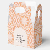 ボヘミアンモロッコウォーターカラーパステル誕生日 フェイバーボックス (オープン)