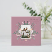 ボヘミアンユーカリプトゥスグリーンリーシック感謝していフローラユー 招待状 (スタンド正面)