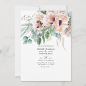 ボヘミアンユーカリプピー結婚ズ 招待状 (正面)