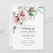 ボヘミアンユーカリプピー結婚ズ 招待状 (正面)