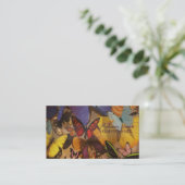 ボヘミアンヨガゼンホリスティックチョンヒーリングバタフライ 名刺 (スタンド正面)