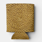 ボヘミアンラタンバスケット織ウィッカークーラーボックス 缶クーラー (裏面)