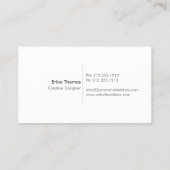 ボヘミアンリーフリースロゴ金ゴールド 名刺 (裏面)