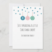 ボヘミアンレインボークリスマス シーズンカード (裏面)