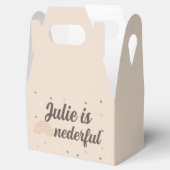 ボヘミアンレインボーファースト誕生日オネダーフルドット フェイバーボックス (オープン)