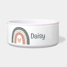 ボヘミアンレインボーモノグラム食べ物を与えペット