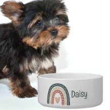 ボヘミアンレインボーモノグラム食べ物を与えペット