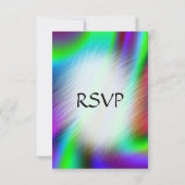 ボヘミアンレインボー RSVP（食事の選択肢付き） 出欠カード (裏面)