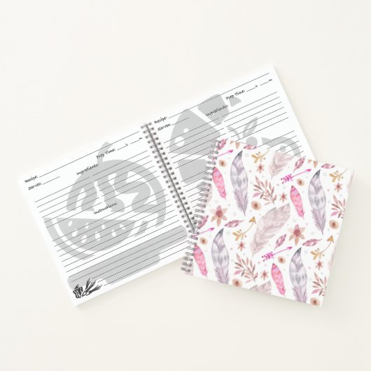 ボヘミアンレシピノート ノートブック (内部)