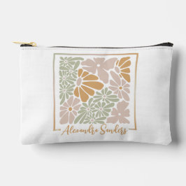 ボヘミアンレトログルーヴィー花 アクセサリーポーチ