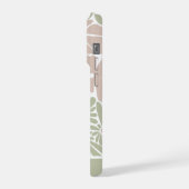 ボヘミアンレトログルーヴィー花 iPhoneケース (左側面)