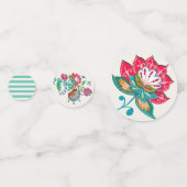 ボヘミアンレンジブルーフォーク花 | 結婚s コンフェッティ (正面)