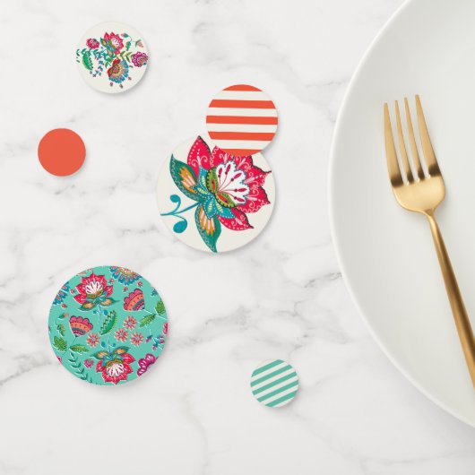 ボヘミアンレンジブルーフォーク花 | 結婚s コンフェッティ (グループ)