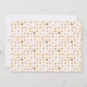 ボヘミアンロデオ誕生日女性のカーボーイレインボーパーティー 招待状 (裏面)