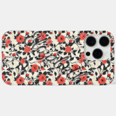 ボヘミアンローズのカスタマイズ可能な名前iPhoneケース(ティーン向け) Case-Mate iPhoneケース (裏面 (横))
