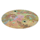 ボヘミアンヴィンテージユニークアートヒッパイパステルwhimsica カッティングボード (角)