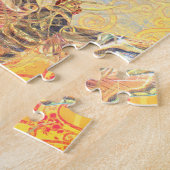 ボヘミアンヴィンテージユニークアートヒッパイパステルwhimsica ジグソーパズル (側面)