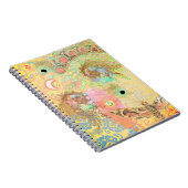 ボヘミアンヴィンテージユニークアートヒッパイパステルwhimsica ノートブック (右側)