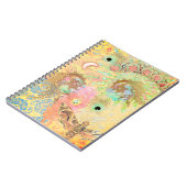 ボヘミアンヴィンテージユニークアートヒッパイパステルwhimsica ノートブック (左側)