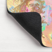 ボヘミアンヴィンテージユニークアートヒッパイパステルwhimsica マウスパッド (コーナー)