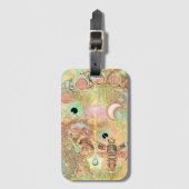 ボヘミアンヴィンテージユニークアートヒッパイパステルwhimsica ラゲッジタグ (正面縦)