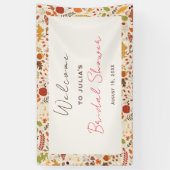 ボヘミアン乾素朴乾秋秋ブライダルシャワー 横断幕 (縦)