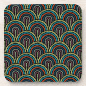 ボヘミアン刺繍アーチ柄 コースター (正面)