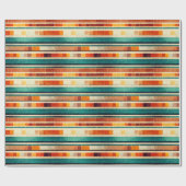 ボヘミアン地下鉄タイル包装紙 ラッピングペーパー (フラット)