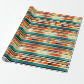 ボヘミアン地下鉄タイル包装紙 ラッピングペーパー (アンロールド)