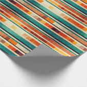 ボヘミアン地下鉄タイル包装紙 ラッピングペーパー (角)