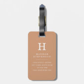 ボヘミアン多肉植物とサボテンの荷物タグ ラゲッジタグ (裏面縦)