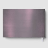 ボヘミアン妖精ボールのガウン | 抑えグラデーションたワインシーン ゲストブック (裏面)